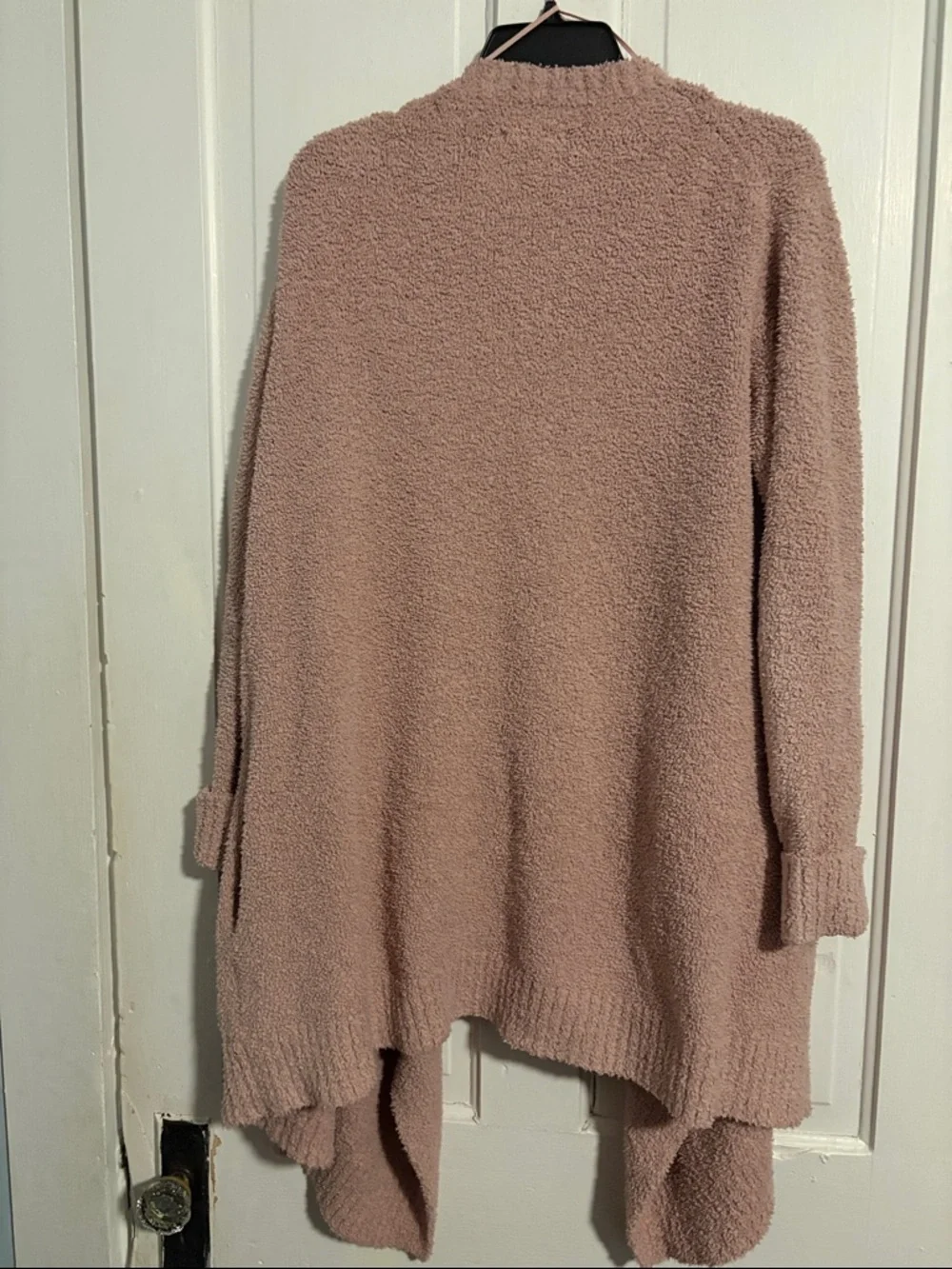 UGG Women's Open-Front Cozy Cardigan in Mauve Pink - Picture 3 of 3